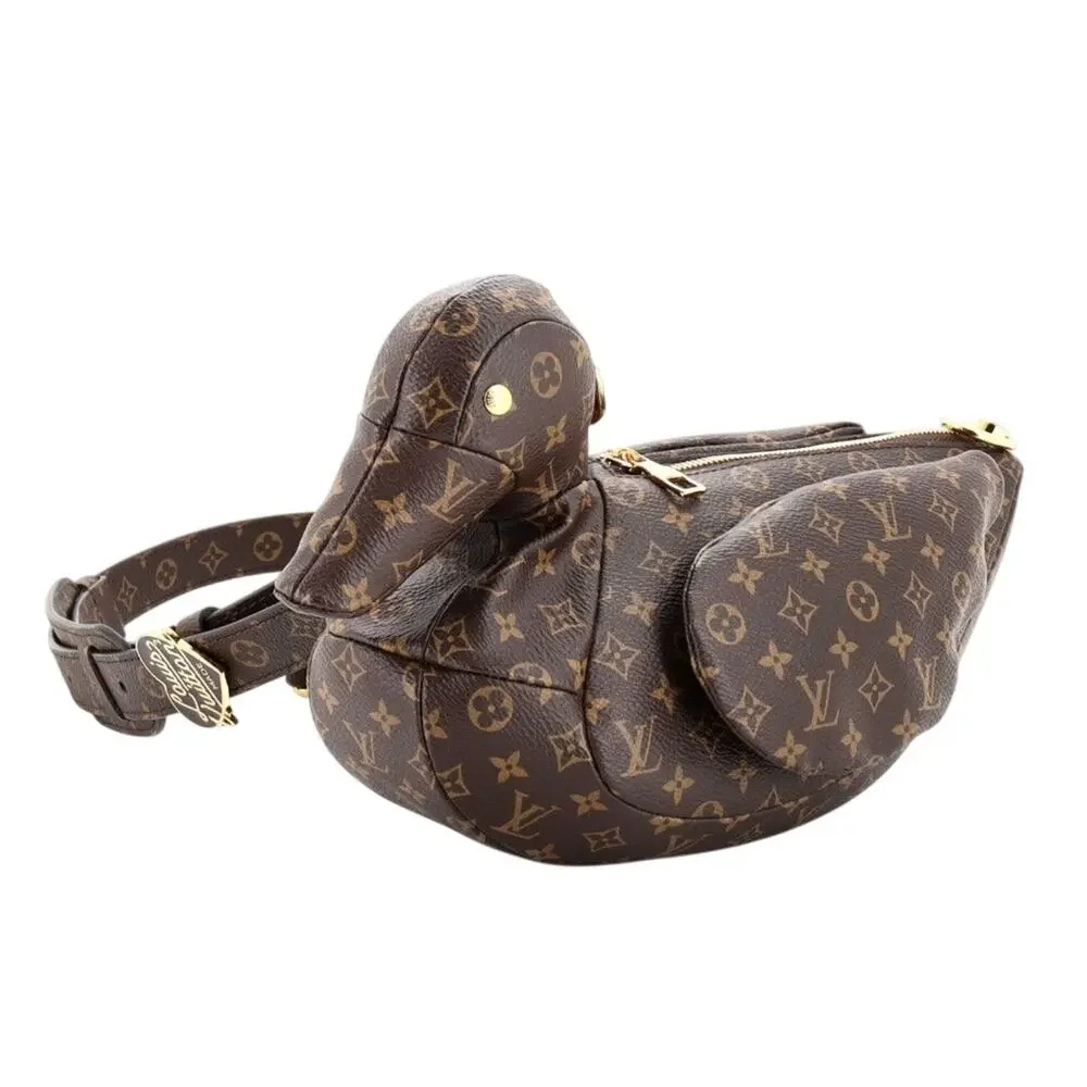 Rare Limited Edition Louis Vuitton x Nigo Monogram Duck Bag